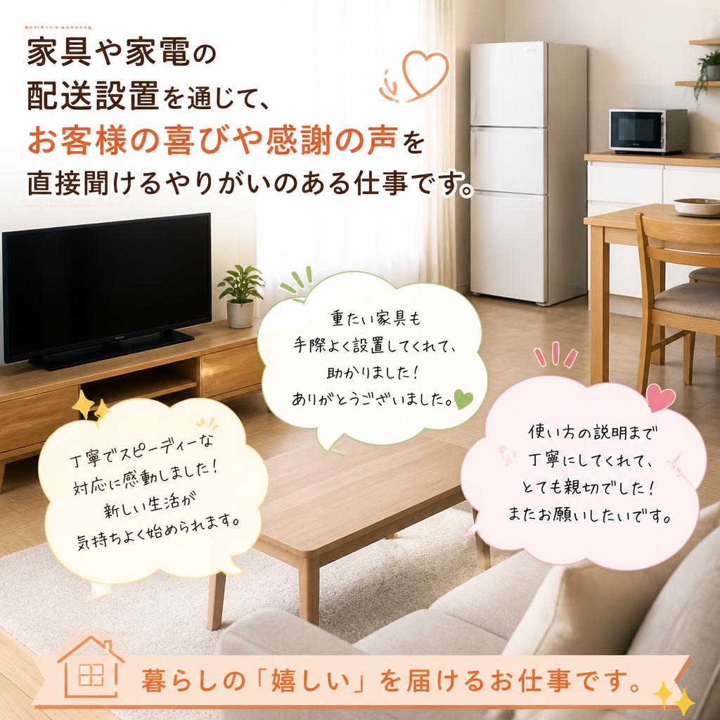 配送業務のやりがい
